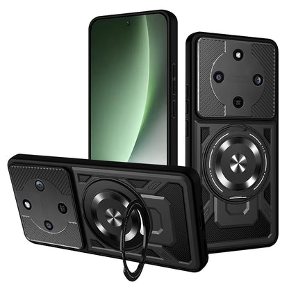 Deksel for Honor Magic8 Lite, Techsuit, RuggedCam, Svart