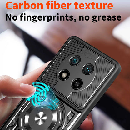 Deksel for Honor Magic8 Lite, Techsuit, RuggedCam, Svart