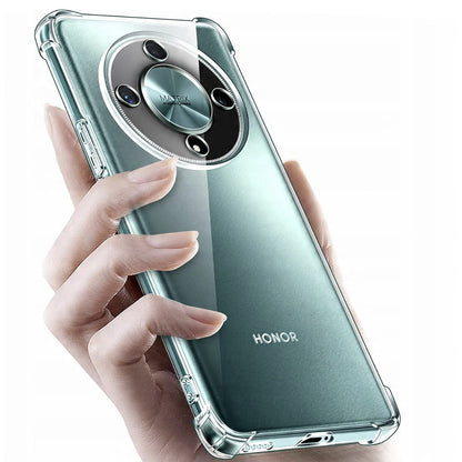 Deksel for Honor Magic8 Lite, Techsuit, Shockproof Clear, Gjennomsiktig