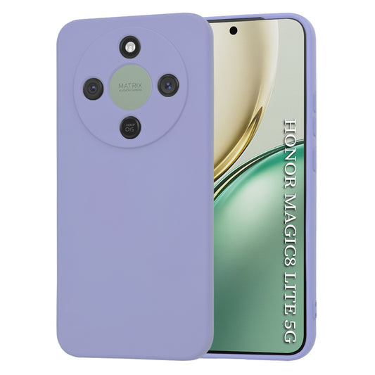 Deksel for Honor Magic8 Lite, Techsuit, SoftFlex, Lys Lilla