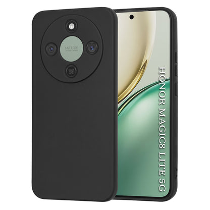 Deksel for Honor Magic8 Lite, Techsuit, SoftFlex, Svart