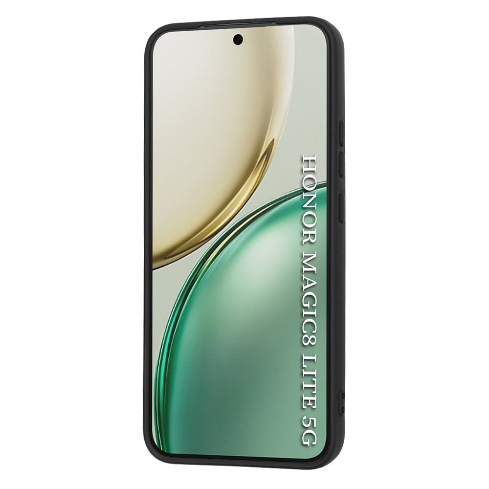 Deksel for Honor Magic8 Lite, Techsuit, SoftFlex, Svart