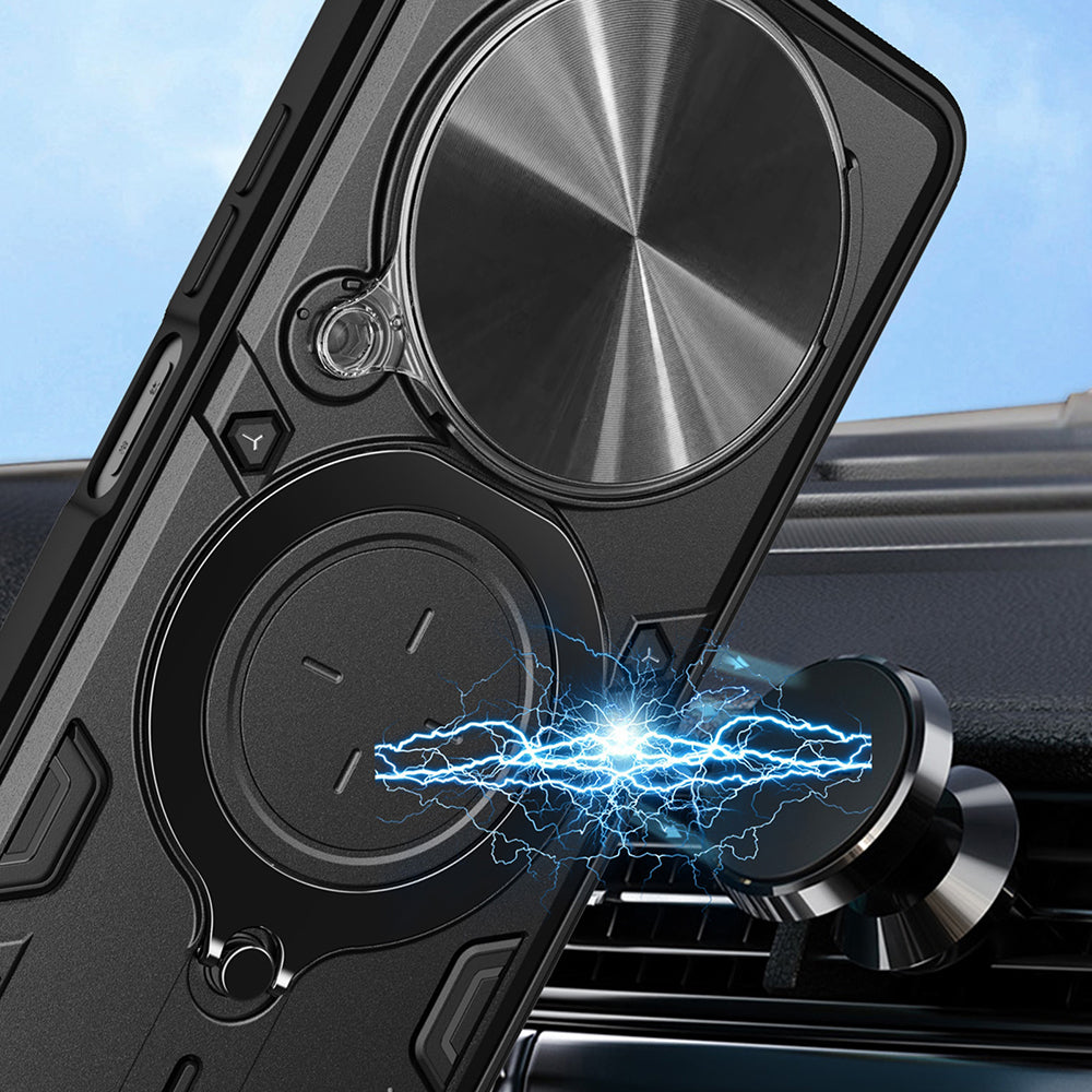 Deksel for Honor Magic8 Pro, Techsuit, CamGuard Pro, Blå