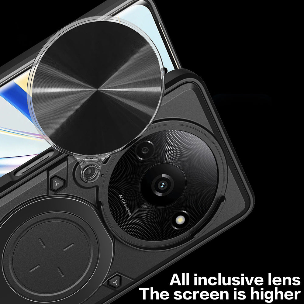 Deksel for Honor Magic8 Pro, Techsuit, CamGuard Pro, Svart