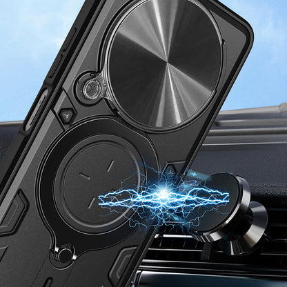 Deksel for Honor Magic8 Pro, Techsuit, CamGuard Pro, Svart