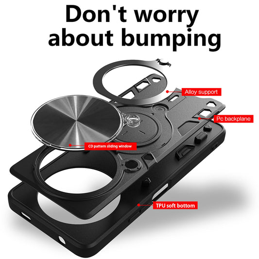 Deksel for Honor Magic8 Pro, Techsuit, CamGuard Pro, Roségull