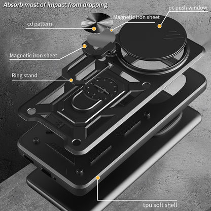 Deksel for Honor Magic8 Pro, Techsuit, CamShield, Gull