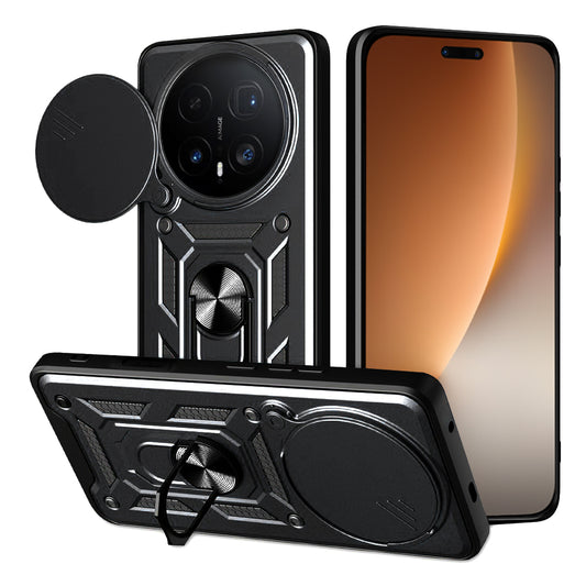 Deksel for Honor Magic8 Pro, Techsuit, CamShield, Svart