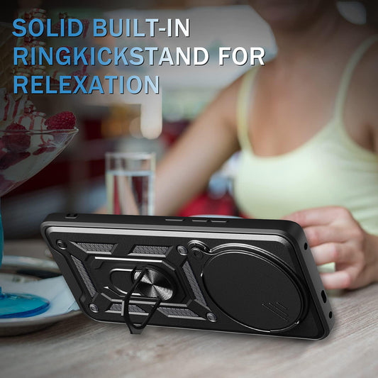 Deksel for Honor Magic8 Pro, Techsuit, CamShield, Roségull