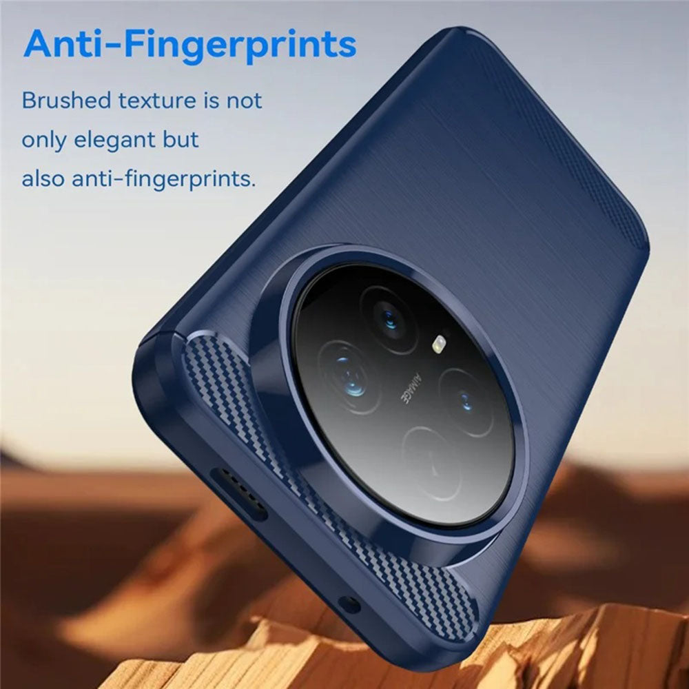 Deksel for Honor Magic8 Pro, Techsuit, Karbon, Blå