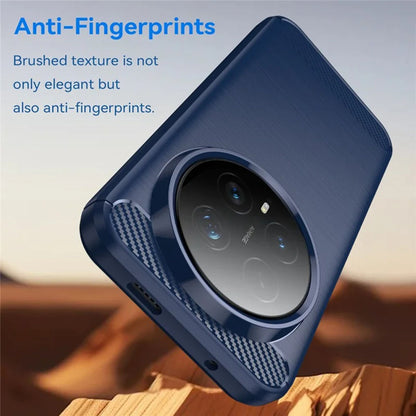 Deksel for Honor Magic8 Pro, Techsuit, Karbon, Blå