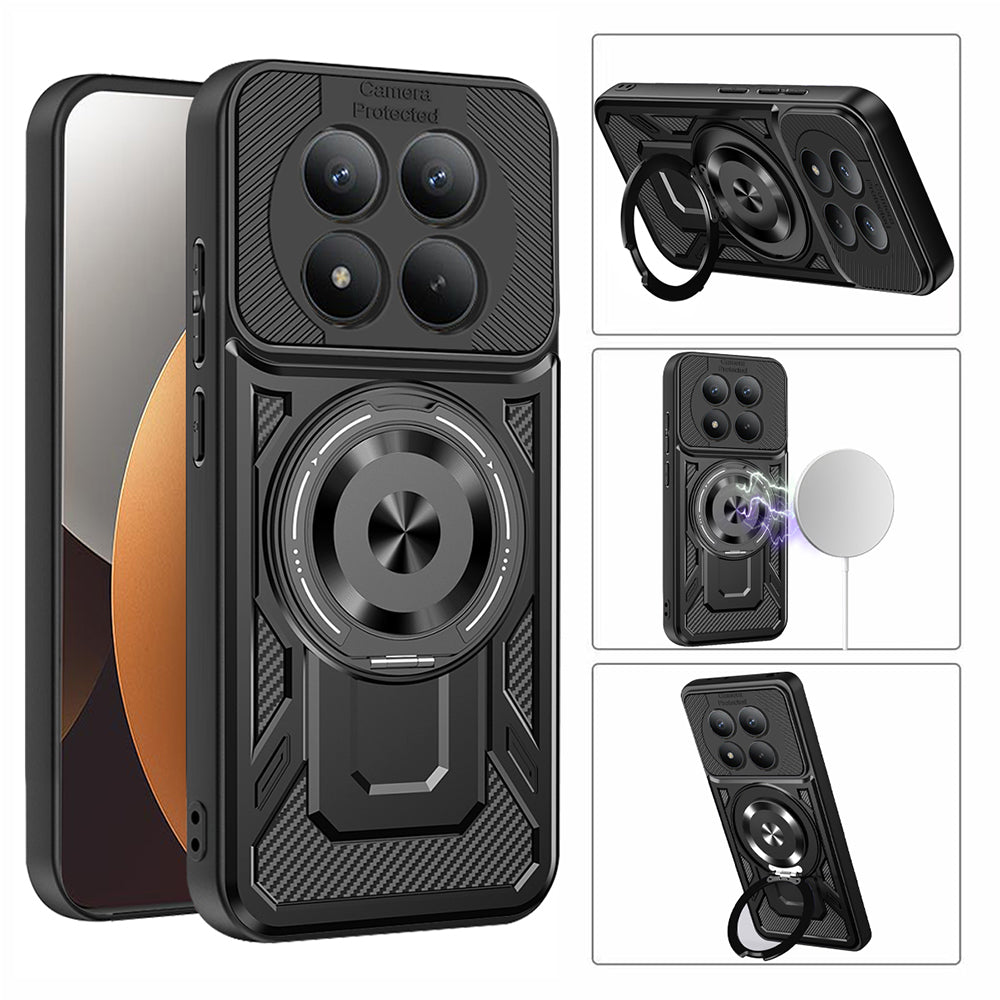 Deksel for Honor Magic8 Pro, Techsuit, RuggedCam, Lilla
