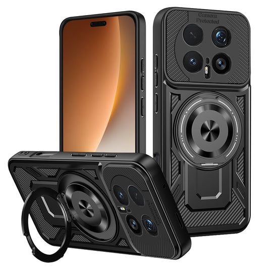 Deksel for Honor Magic8 Pro, Techsuit, RuggedCam, Svart