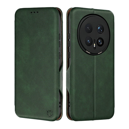 Deksel for Honor Magic8 Pro, Techsuit, Safe Wallet Plus, Grønn