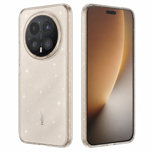 Deksel for Honor Magic8 Pro, Techsuit, SparkleSkin, Transparent