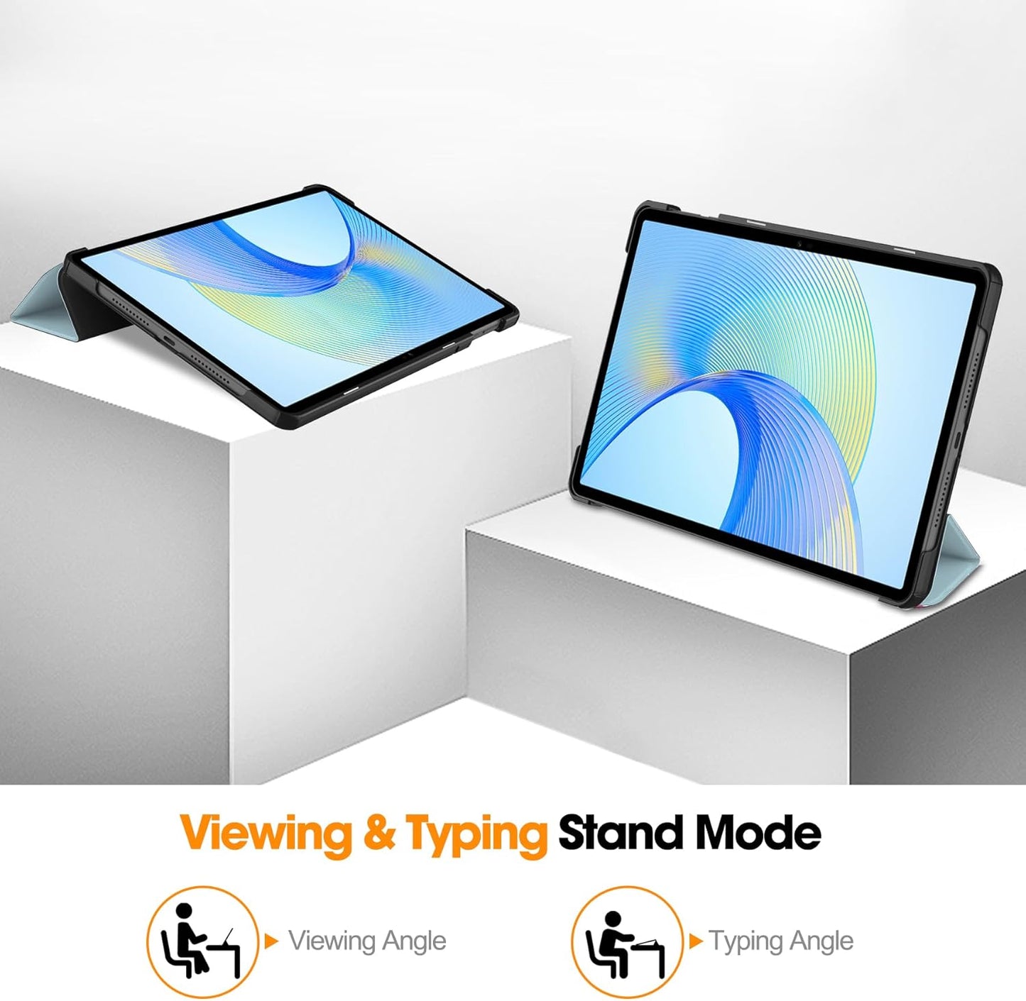 Deksel til Honor Pad X8a, Techsuit, FoldPro Unicorn, Flerfarget