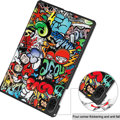 Deksel til Honor Pad X8a, Techsuit, FoldPro Urban Vibe, Flerfarget