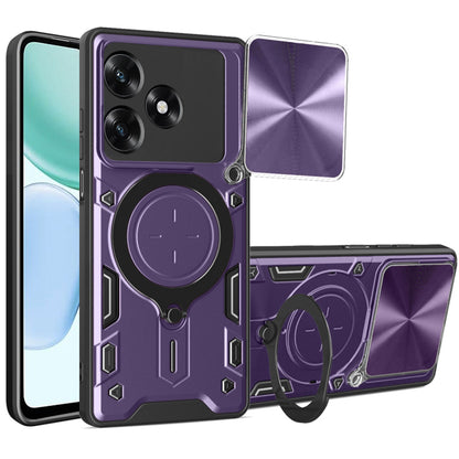Deksel for Honor X5c Plus, Techsuit, CamGuard Pro, Lilla