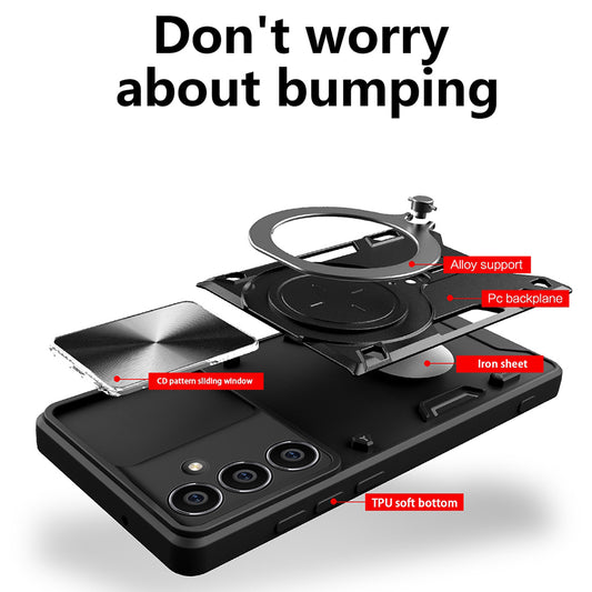 Deksel for Honor X5c Plus, Techsuit, CamGuard Pro, Lilla