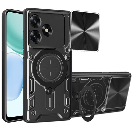 Deksel for Honor X5c Plus, Techsuit, CamGuard Pro, Svart