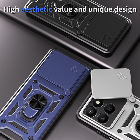 Deksel for Honor X5c Plus, Techsuit, CamShield, Grønn