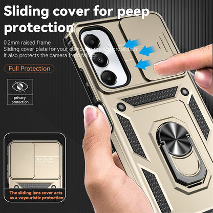Deksel til Honor X6a, Techsuit, CamShield, Gullfarget