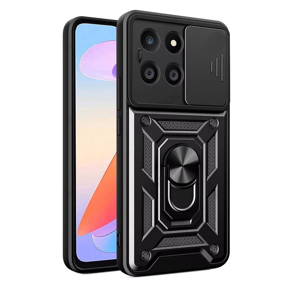 Deksel til Honor X6a, Techsuit, CamShield, Svart
