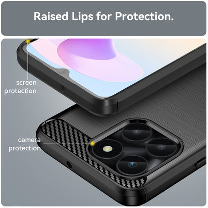 Deksel til Honor X6a, Techsuit, Karbon, Svart