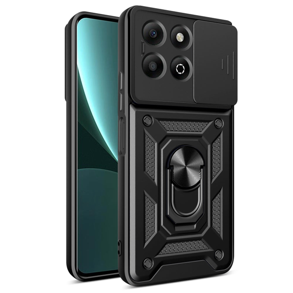 Deksel til Honor X6b, Techsuit, CamShield, Svart