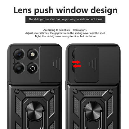 Deksel til Honor X6b, Techsuit, CamShield, Svart