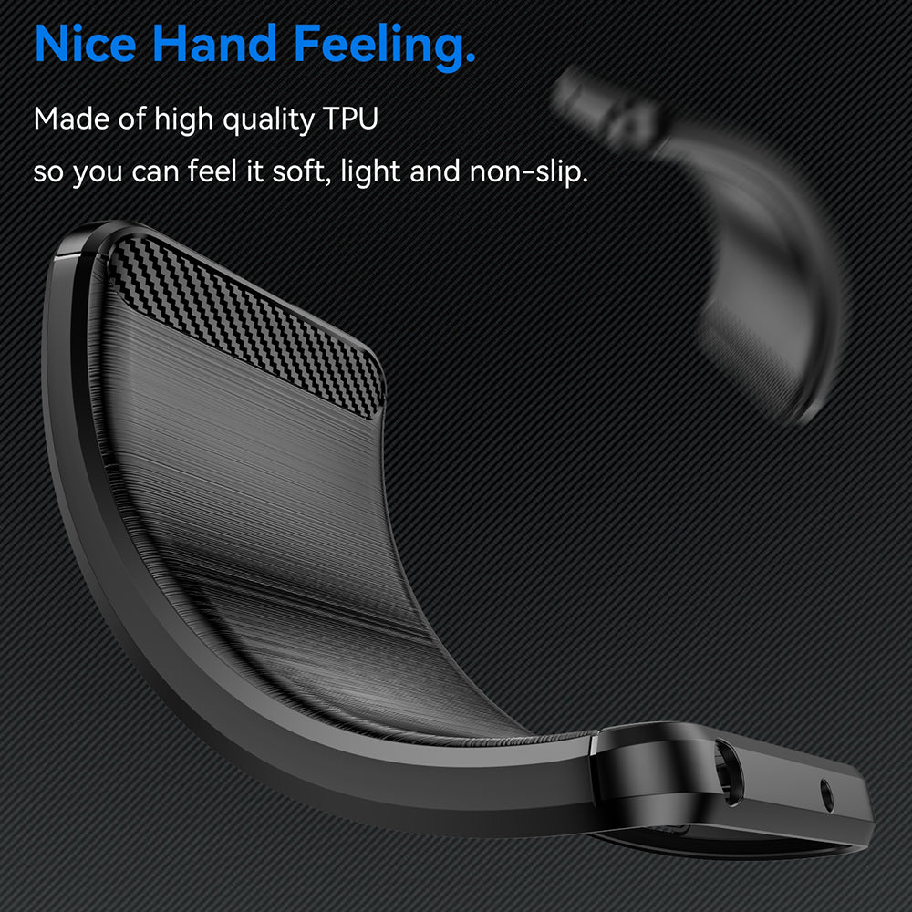 Deksel til Honor X6b, Techsuit, Karbon, Svart