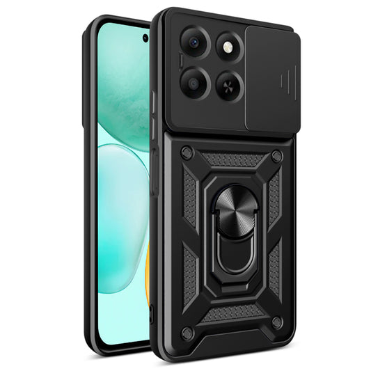 Deksel til Honor X6c, Techsuit, CamShield, Svart