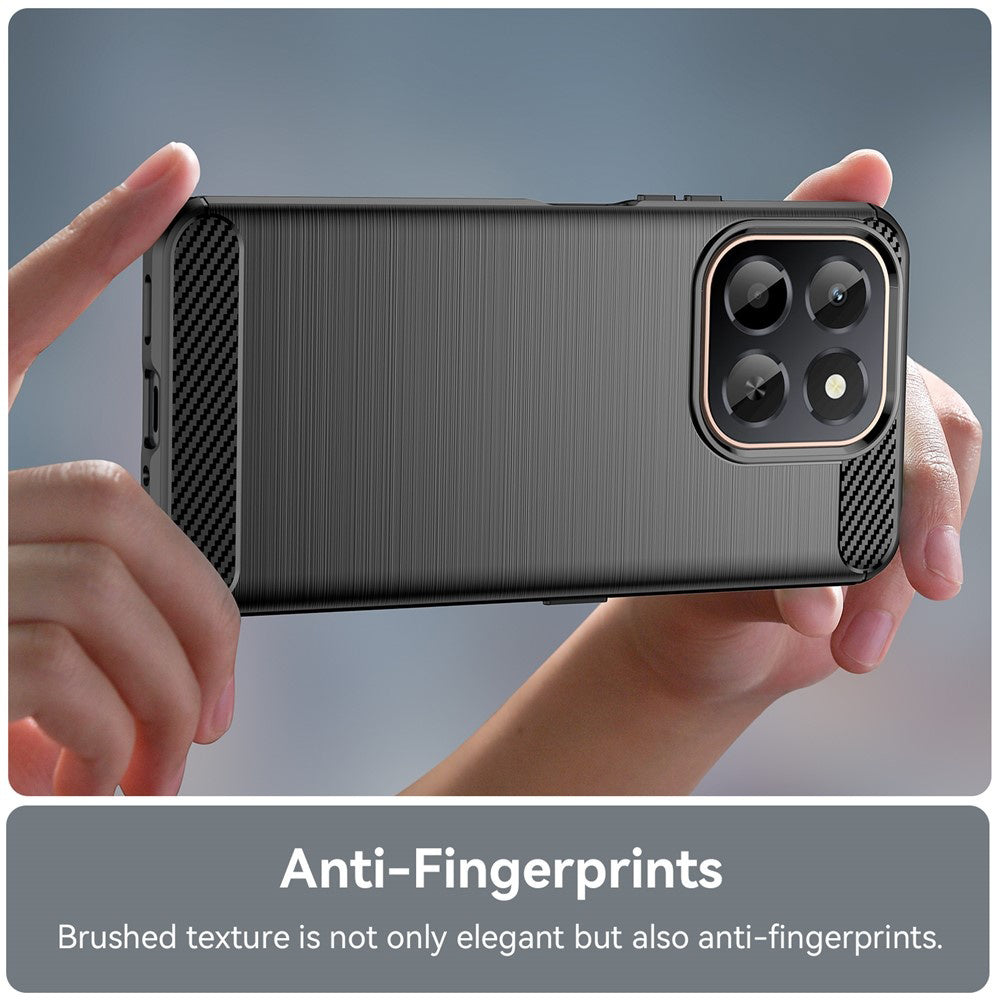 Deksel til Honor X6c, Techsuit, Karbon, Svart