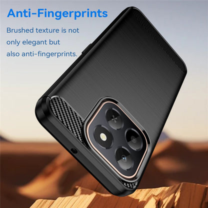 Deksel til Honor X6c, Techsuit, Karbon, Svart