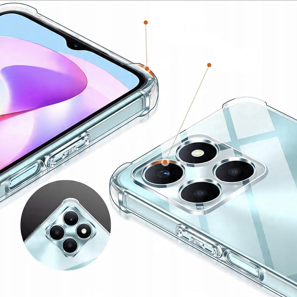 Deksel til Honor X6c, Techsuit, Støtsikker Klar, Transparent