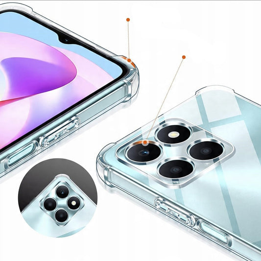 Deksel til Honor X6c, Techsuit, Støtsikker Klar, Transparent