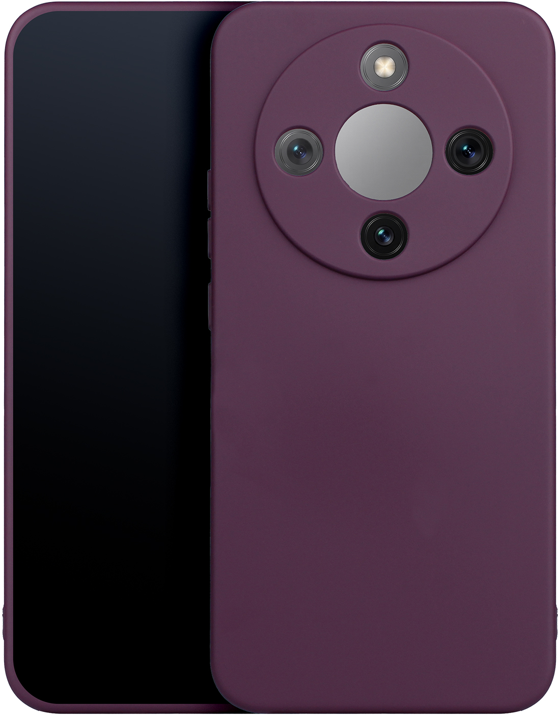 Deksel for Honor X70 / X9d / Magic8 Lite, OEM, silikon, burgunder