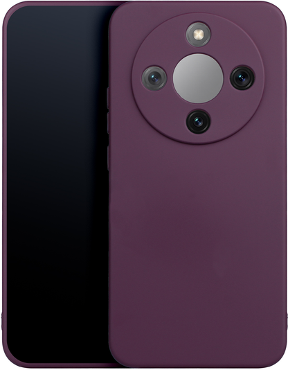 Deksel for Honor X70 / X9d / Magic8 Lite, OEM, silikon, burgunder