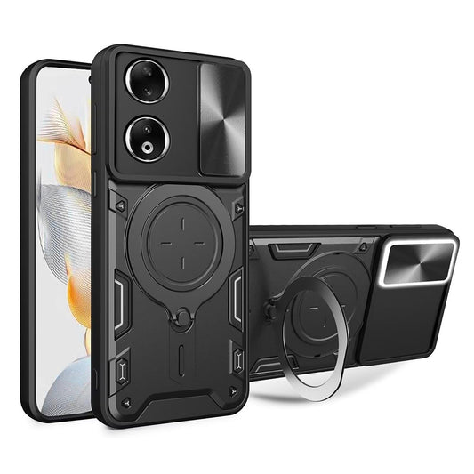 Deksel for Honor X7b 5G / 90 Smart / X7b 4G, Techsuit, CamGuard Pro, Svart