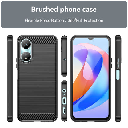 Deksel til Honor X7b 5G / 90 Smart / X7b 4G, Techsuit, Karbon, Svart