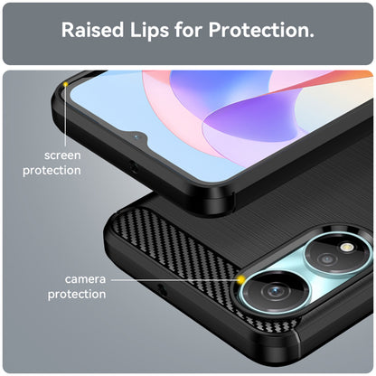 Deksel til Honor X7b 5G / 90 Smart / X7b 4G, Techsuit, Karbon, Svart
