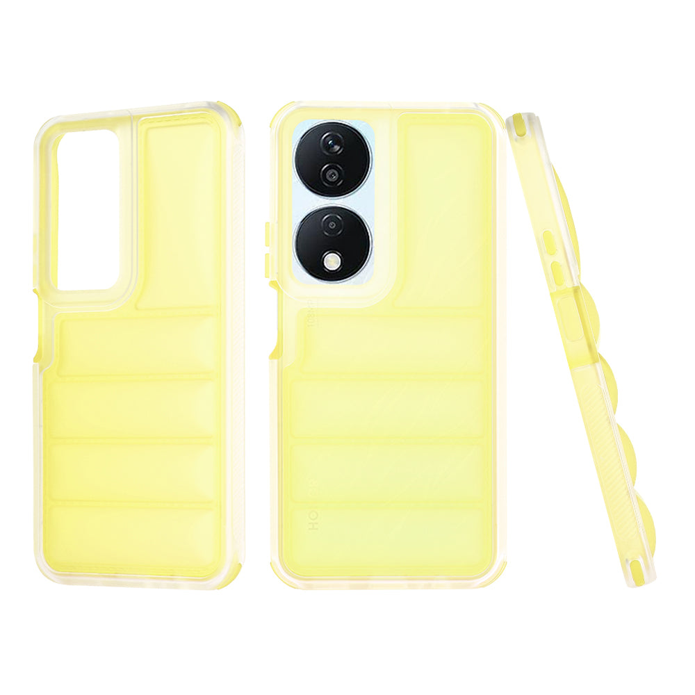 Deksel til Honor X7b 5G / 90 Smart / X7b 4G, Techsuit, Wave Shield, Gul