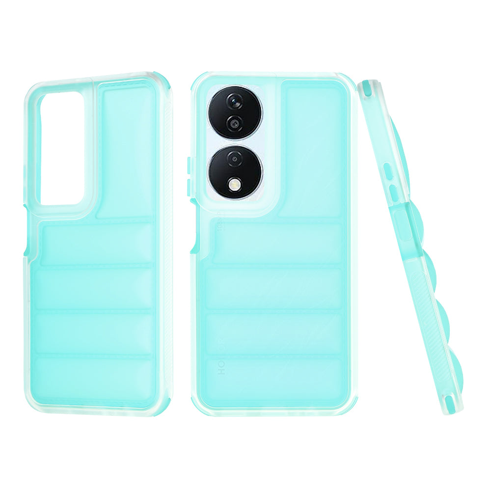 Deksel til Honor X7b 5G / 90 Smart / X7b 4G, Techsuit, Wave Shield, Turkis