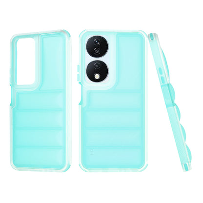 Deksel til Honor X7b 5G / 90 Smart / X7b 4G, Techsuit, Wave Shield, Turkis