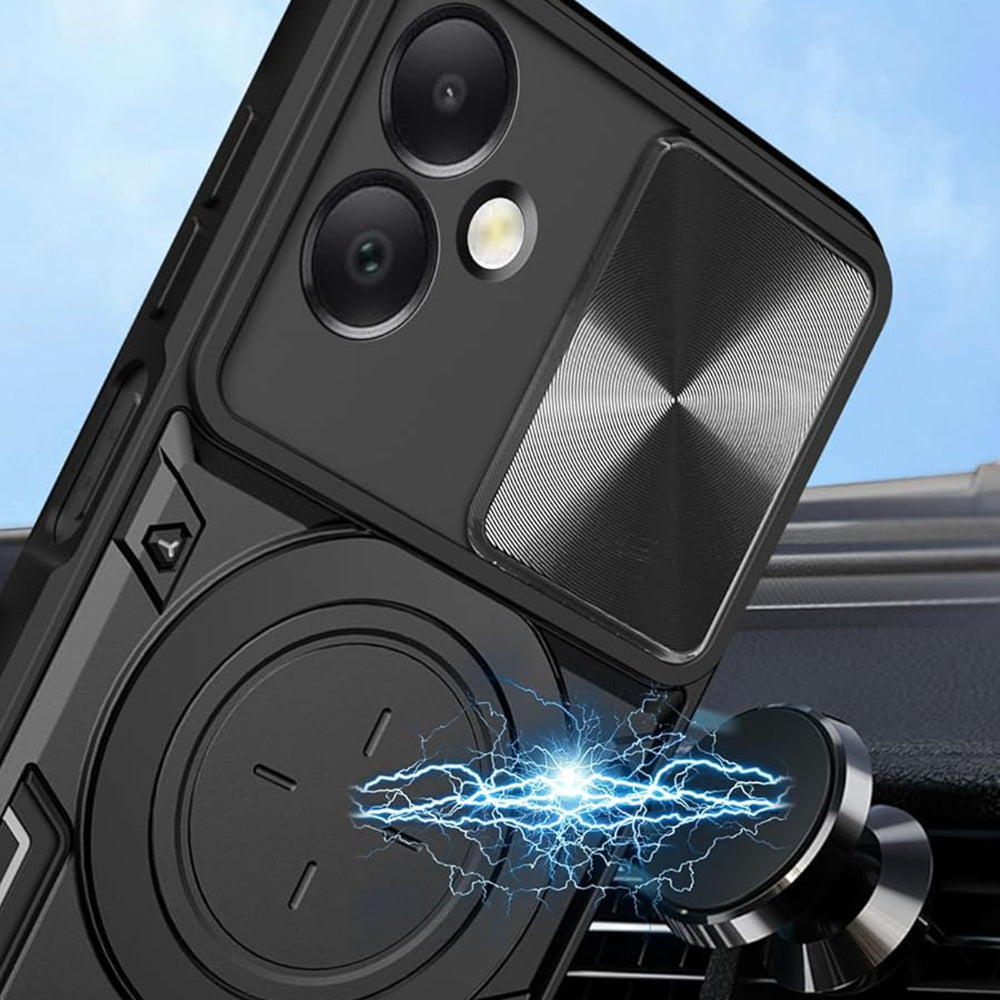 Deksel til Honor X7c / 200 Smart, Techsuit, CamGuard Pro, Svart