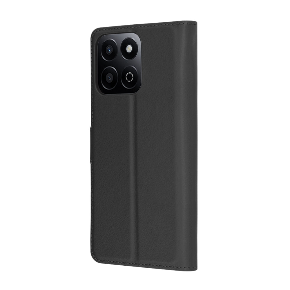 Deksel for Honor X7c / 200 Smart, Techsuit, Leather Folio, Svart