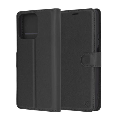 Deksel for Honor X7c / 200 Smart, Techsuit, Leather Folio, Svart