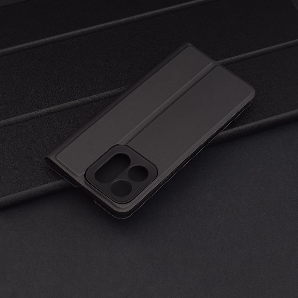 Deksel for Honor X7c / 200 Smart, Techsuit, Magskin Book, Svart