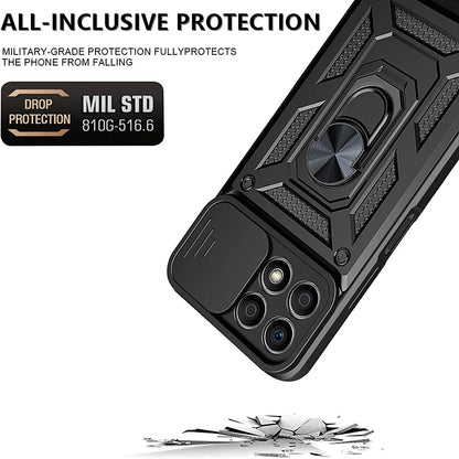 Deksel til Honor X8a, Techsuit, CamShield, Svart