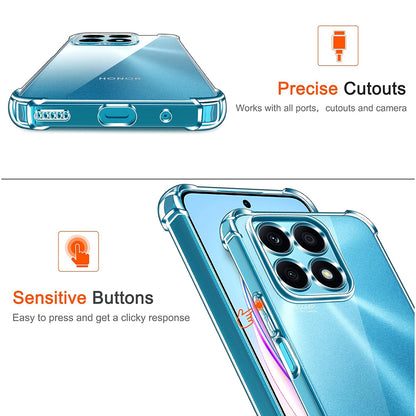 Deksel til Honor X8a, Techsuit, Støtsikker Klar, Transparent